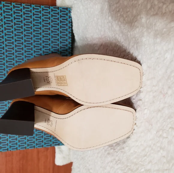 Tory Burch Perrine Leather Heeled Tall Boots